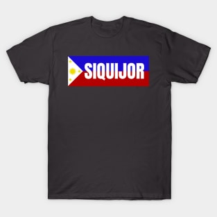 Province of Siquijor in Philippines Flag T-Shirt